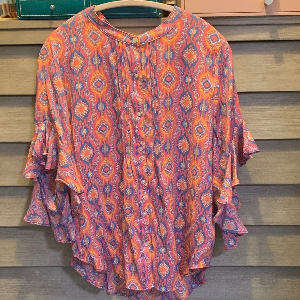 Ruby Rd Boho Top - Picture 1 of 6